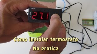 Como Instalar Termostato na Prática [upl. by Ewer]