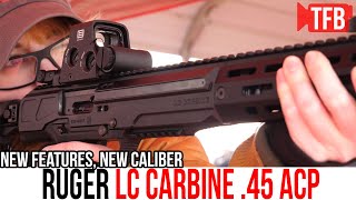 Ruger Reintroduces the LC Carbine in 45 ACP [upl. by Anuat836]