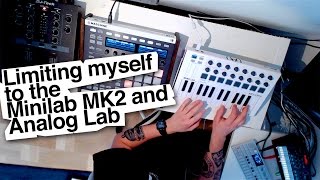 Beatmaking with MiniLab MK2 walkthrough [upl. by Cavil720]