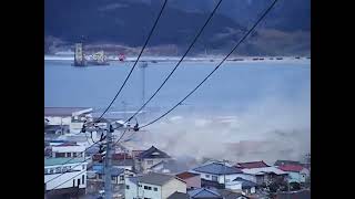 Tsunami Floods Ofunatocho Ofunato City 3112011 [upl. by Enaira]