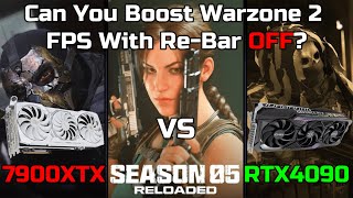 Resize Bar OFF Can Increase Warzone 2 Performance 4090 amp 7900XTX Tested [upl. by Bortman]