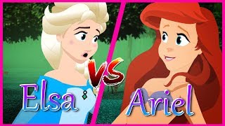 Batalla de Rap de Princesas  Elsa vs Ariel [upl. by Shelley]