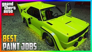 GTA 5 Online  TOP 3 Best RARE Paint Jobs amp SEXY Crew Car Color Schemes GTA 5 Paint Jobs [upl. by Becca]