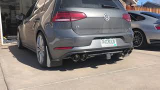 Mk75 Golf R APR exhaust [upl. by Whittaker337]