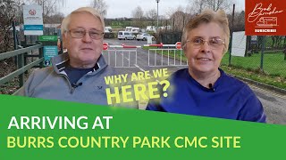 Arriving At Burrs Country Park Caravan And Motorhome Club Site [upl. by Yalc]