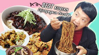 MUST TRY KOREAN Jajangmyeon Noodles amp DUMPLINGS Late Night SHORT RIBS in Seoul [upl. by Jangro]