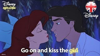 DISNEY SINGALONGS  Kiss The Girl  Little Mermaid Lyric Video  Official Disney UK [upl. by Krystyna]