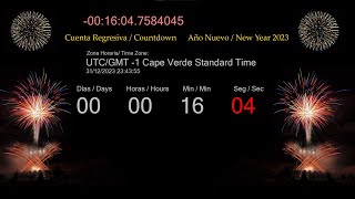 Cuenta regresiva para Año Nuevo 2024  Countdown New Year 2024 ALL GMT TIMEZONE [upl. by Noiraa]