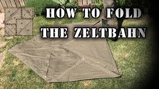 How to fold an East German Zeltbahn [upl. by Dragone]