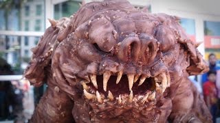 This Star Wars Rancor Cosplay is Crazy Realistic  IGN Access [upl. by Llehsyt982]