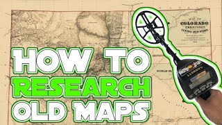 The SECRET to Finding Old Sites to METAL DETECT  Researching Old Maps [upl. by Ediva]