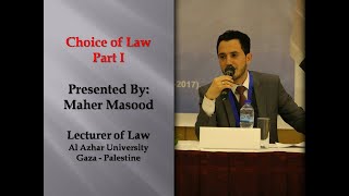 Private International Law II  Lecture 10 Choice of Law Definition [upl. by Enerehs399]