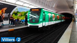 Villiers  Line 2  Paris Métro  RATP MF01 [upl. by Lark916]