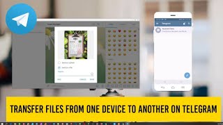 Transfer Files from PC to Mobile on Telegram using Saved Messages feature [upl. by Zetneuq]