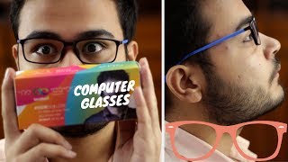 How to check ANTIBLU rays coating in computer glasses  Lenskart Airflex glasses  TechnoKarwaan [upl. by Vigor]