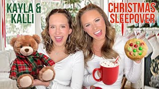 KAYLA amp KALLI CHRISTMAS SLEEPOVER PARTY 2024 ❤️🍿💚 [upl. by Aihseya]