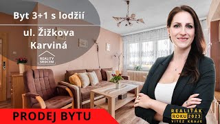 Prodej bytu 31lodžie75 m2 na ul Žižkova Karviná  Hranice [upl. by Yenruoc559]