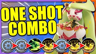 How to do the TSAREENA ONE SHOT COMBO like a PRO PLAYER  Pokemon Unite [upl. by Kaliope]