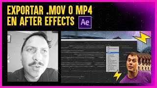 😎 EXPORTAR MOV Y MP4 EN AFTER EFFECTS  TUTORIAL 10 [upl. by Kensell]