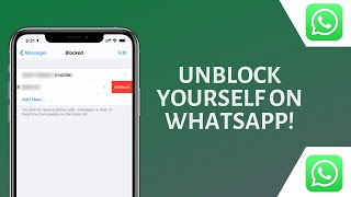 How to Unblock Yourself on WhatsApp Without Deleting Account [upl. by Acilgna]