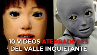 ¿QUÉ ES EL VALLE INQUIETANTE UNCANNY VALLEY 💀10 EJEMPLOS ATERRADORES💀 [upl. by Bria]