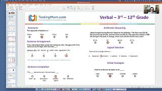 OLSAT Test Overview [upl. by Aneehsak]