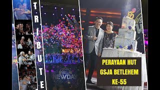 HUT KE55 GSJA BETLEHEM  PERAYAAN [upl. by Wendel998]