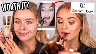 OKAY DOES CHARLOTTE TILBURY MAKEUP LIVE UP TO THE ADVERTS HONEST FIRST IMPRESSIONSREVIEW [upl. by Irahc393]