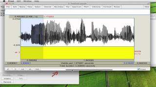 Transcribing speech with PRAAT [upl. by Walden]