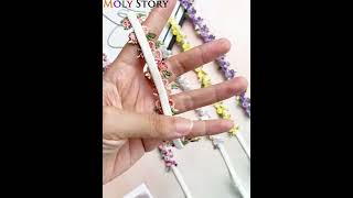 Strapless Fashion Hacks  DIY Floral Bra Straps molystory straplessbra brastrap floralfashion [upl. by Giacobo]