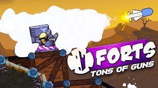 HUGE FORTS UPDATE  EMP ROCKETS and 20mm CANNONS  Forts Multiplayer Gameplay [upl. by Anauqahs]