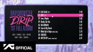 BABYMONSTER  ‘DRIP’ Official Audio [upl. by Nawk]