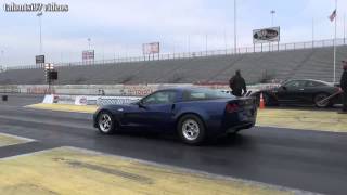 1500hp twin turbo Corvette track passes [upl. by Nah377]