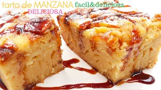 🍰 😋PASTEL de MANZANAS 😋🍰 tarta RÁPIDA y DELICIOSA [upl. by Eustashe]