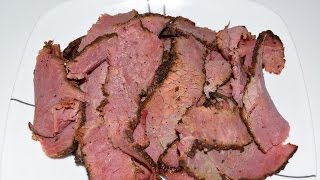 Smoked Corned Beef Pastrami In The Masterbuilt Electric Smoker  Pastrami Recipe [upl. by Attenehs994]