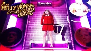 Willy Wonka 3Reel Slot Bonus  Veruca Salt Feature Nice Win [upl. by Giule]