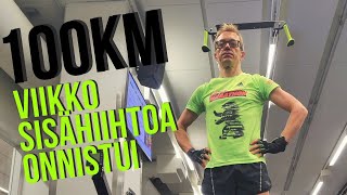 Hiihtoloma Hiihdin viikossa 100 km Ski Erg laitteella osa 2 [upl. by Nadler]