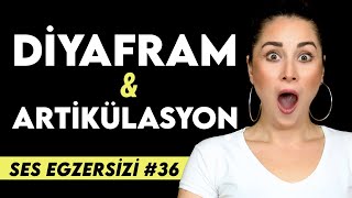 SES EGZERSİZİ 36  DİYAFRAM amp ARTİKÜLASYON [upl. by Savitt]