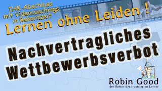 Nachvertragliches Wettbewerbsverbot [upl. by Zerline691]