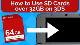 How to Use SD Cards Over 32GB on Nintendo 3DS [upl. by Anallise]