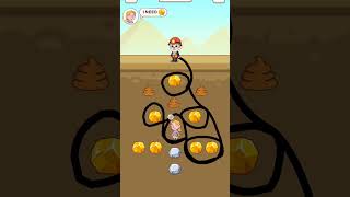 Funny gameplay in pul the gold Challenge new level [upl. by Edsel826]