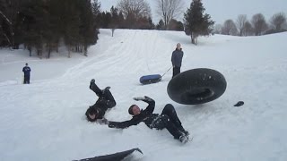 Snow Tubing Fail Compilation [upl. by Gnat]