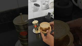 minivlog082 🌈My New Brass Coffee filter 💁 Indian filter coffee is best always ☕ [upl. by Schifra330]