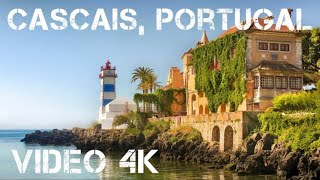 Cascais walking tour the best city in Portugal  Video 4k  2022 [upl. by Dacia]