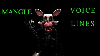 Mangle voice lines FNAFSFM [upl. by Uhile623]