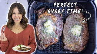 Air Fryer Steak Filet Ribeye or Sirloin [upl. by Aisek]