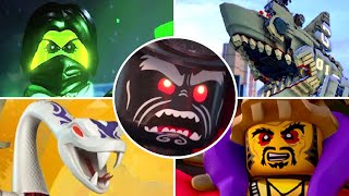 LEGO Ninjago Movie Videogame  All Bosses [upl. by Wilfrid]