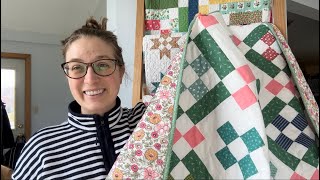 How to machine bind a quilt how to make quilt binding Nona Quilt Along Week 9 [upl. by Annaeiluj]