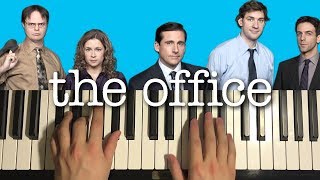 The Office  Theme Song Piano Tutorial Lesson [upl. by Ise]