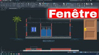 Comment Créer Une Fenêtre Coulissante Sur AutoCAD [upl. by Carew]